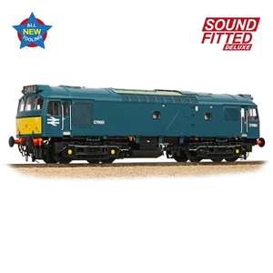 32-333SFX Class 25/3 D7660 BR Blue (Small Yellow Panels) DELUXE (image for) 32-333SFX Class 25/3 D7660 BR Blue (Small Yellow Panels) DELUXE